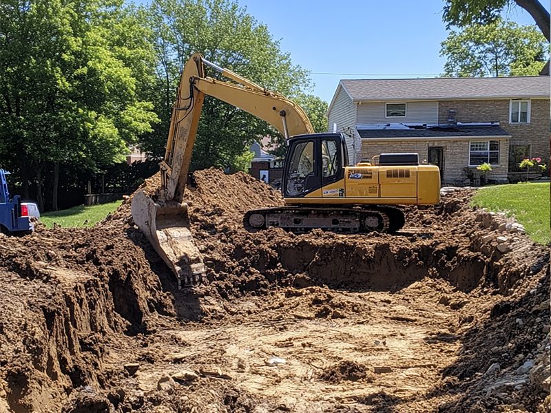 Travaux d'assainissement